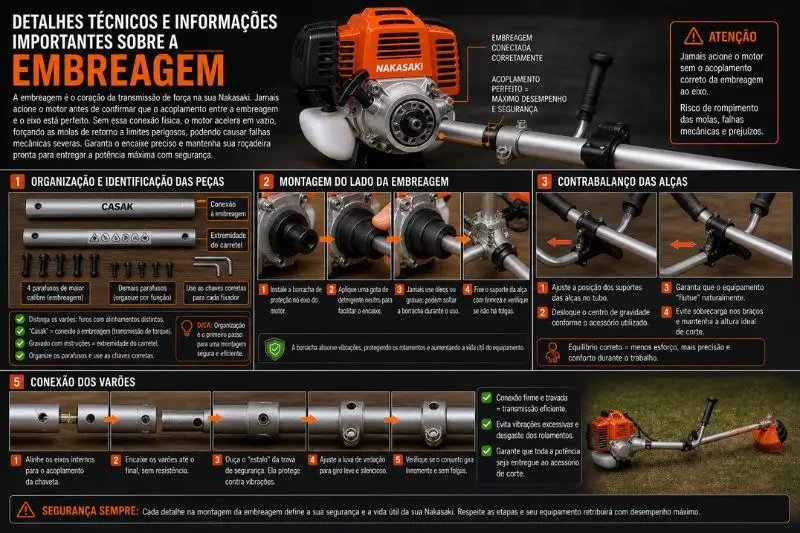 Detalhes Técnicos e Informações Importantes Sobre a Embreagem